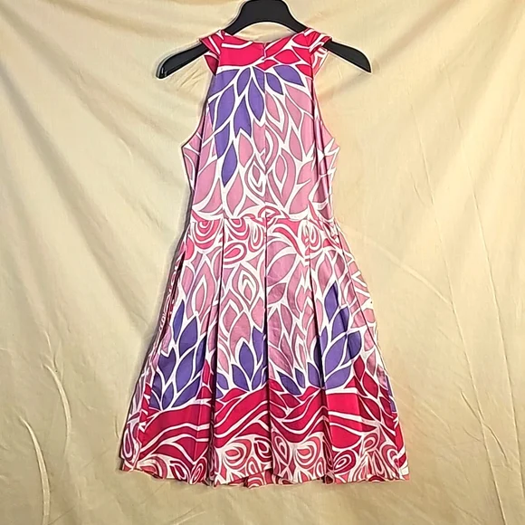 Muse women Floral dress, Size 4, Color: Pink, purple, white, lavender - Picture 5 of 9